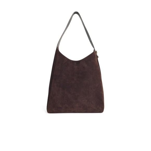 Tory Burch Handbags - Tory Burch Hobo Romy Dark Brown Suede Bag - NWT